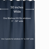 Total Blackout Curtain Kit