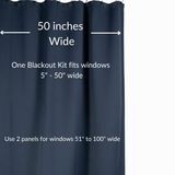 Total Blackout Curtain Kit - OtterSpace